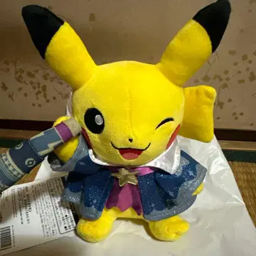 포켓몬 천문대 별하늘 피카츄 봉제 인형