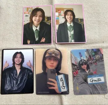 TravisJapan 마츠다 겐타 트레이딩 카드 5장 세트