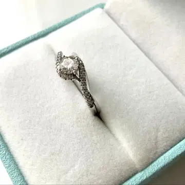 새상품 인기 모이사나이트 반지 일본 사이즈 15호 실버 925