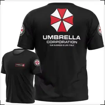바이오하자드 엄브렐라 코퍼레이션 게임 티셔츠