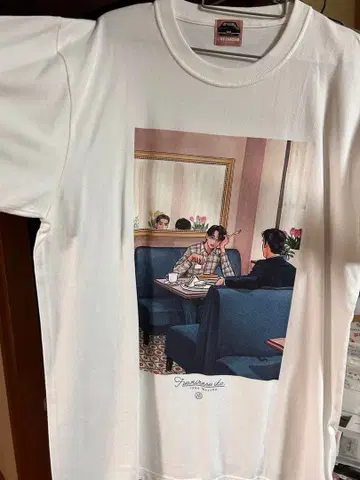 [ 미착용 새상품 ] 가라오케 가자! 패밀리 레스토랑 가자. T셔츠