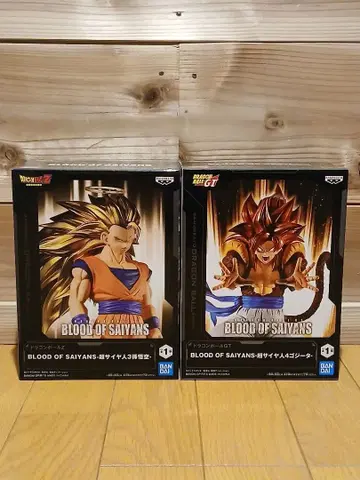 BLOOD OF SAYIANS 초사이어인 피규어 2체 세트
