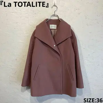 일본제 [ LaTOTALITE ] 울 비버 숏코트 36