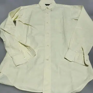 BRIXTON 옐로우 컬러 버튼 다운 긴팔 셔츠