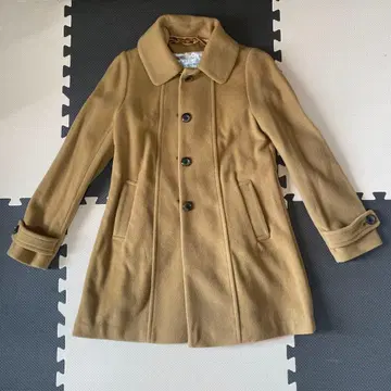 미스티우먼 gardena 베이지 울 코트 M 사이즈