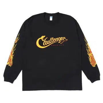 CHALLENGER L/S SNAKING LOGO 티 로고 캡