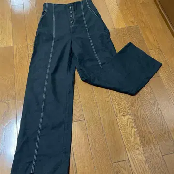 블랙 캐주얼 팬츠