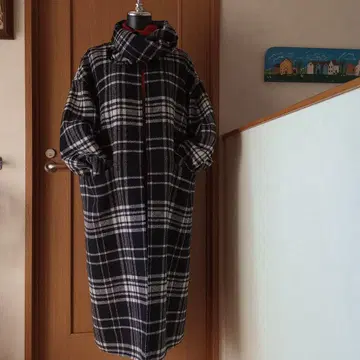 미라 오웬 울 노카라 롱 코트, 머플러 포함