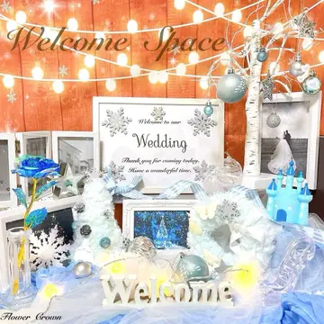 1명 한정판 웰컴 스페이스 세트 결혼식 묶음 판매 웨딩 조화