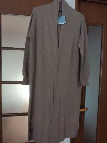 아메리칸 홀릭 면 베이지 롱 가디건 미사용 택 포함
