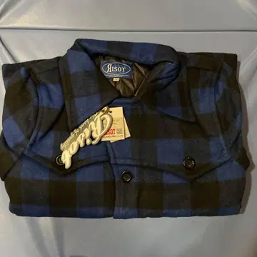 Risot 파랑 블랙 체크 자켓