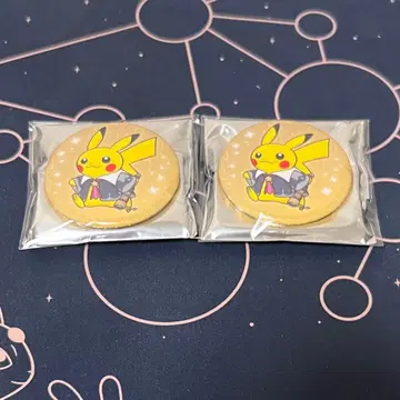 포켓몬 천문대 캔뱃지 별하늘 피카츄