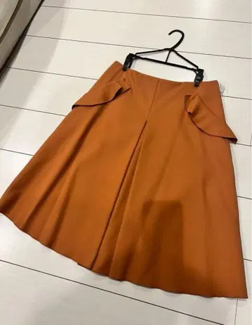 폭시 무릎 기장 스커트