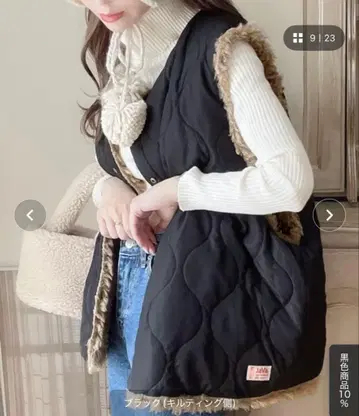 2way 충전솜 퀼팅x퍼 리버서블 오버 사이즈 베스트