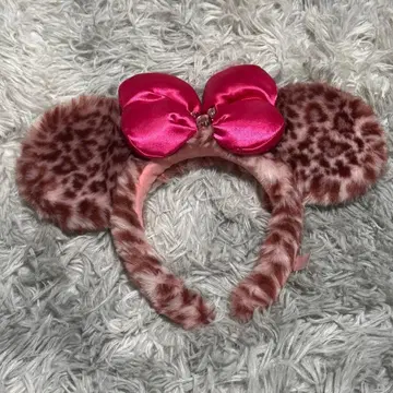 디즈니 머리띠 레오파드 무늬