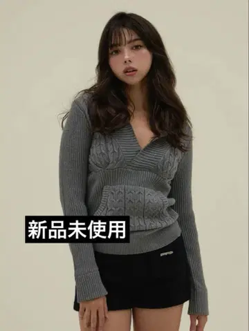 미사용 새상품 앤 마리 Taylor 후디 니트 탑스