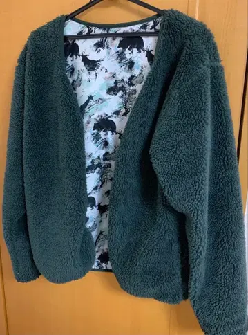 그라니프 페인트 사바나 리버서블 보아 블루종 남녀 공용