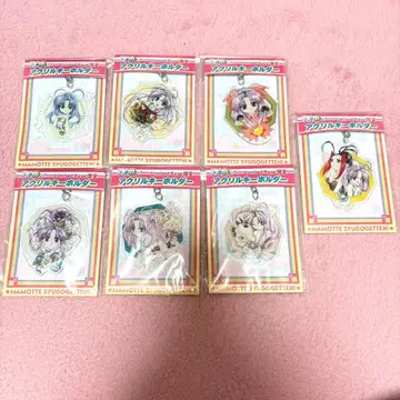 마모테 슈고게텐 아크릴 키링 7점 세트