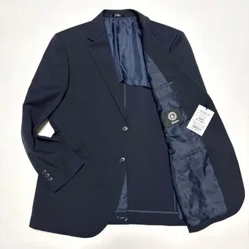 택 포함 미사용 XEBEC 테일러드 자켓 워셔블 네이비 사이즈 AB6
