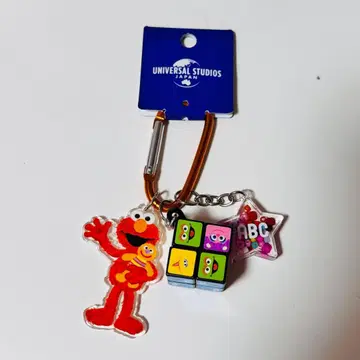 세서미 스트릿 USJ 키링 루빅스 큐브 엘모 애비 외