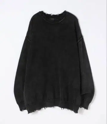 12G 스톤 워시 컷 라이크 풀오버 지나시스 JEANASIS