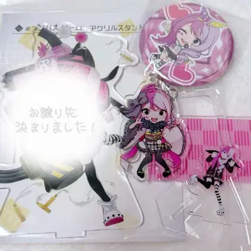 컴퍼스 메구메구 아크릴 스탠드 캔뱃지 세트