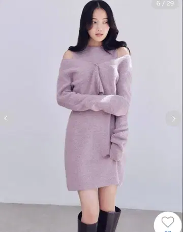 SNIDEL 미니 원피스 가디건 세트