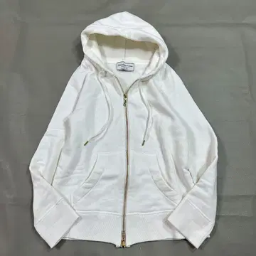 두지엠 클래스 더블 지퍼 후드티 무지 화이트 일본제 라클래스