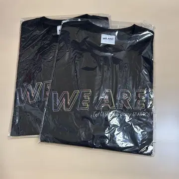 WE ARE! 블랙 T셔츠 중형
