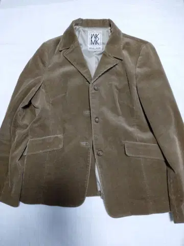 미쉘클랑 브라운 코듀로이 자켓