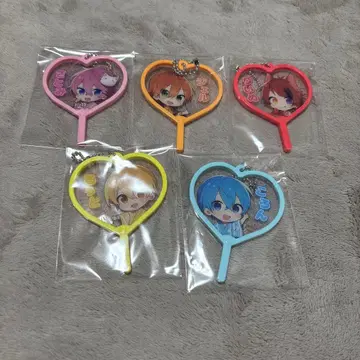 스토푸리 부채 키링 복권 컴플리트 세트