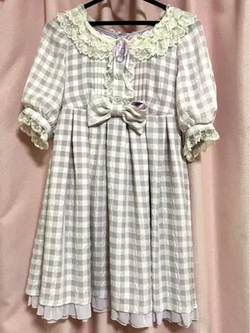Angelic Pretty Sugary 깅엄 원피스