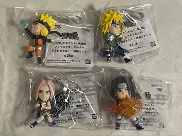 NARUTO 나루토 질풍전 피규어 키링 4종 세트 [ 미사용품 미개봉 ]