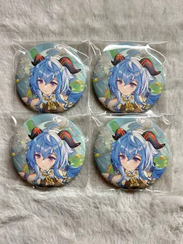 원신 감우 캔뱃지 4점