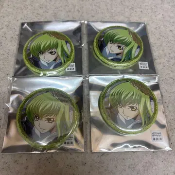 코드기어스 C.C. 트레이딩 캔뱃지 4종