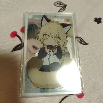 여우 우리 군 아크릴 카드 키링