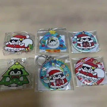 코우펜짱 크리스마스 캔뱃지 아크릴 키링 아크릴 스탠드