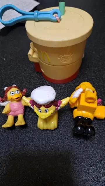 맥도날드 버디 피규어 세트 (양동이 포함)