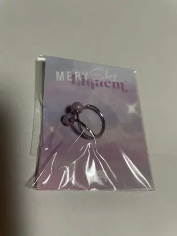 liquem 리큐엠 mery 콜라보 퍼플 체리 반지 새상품