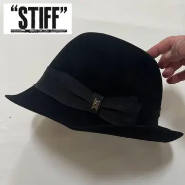 STIFF 스티프 울 펠트 햇 블랙
