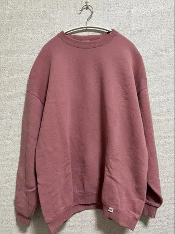 구제 의류 핑크 맨투맨