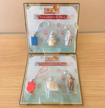 은혼 마스코트 부착 스트랩 세트 2개