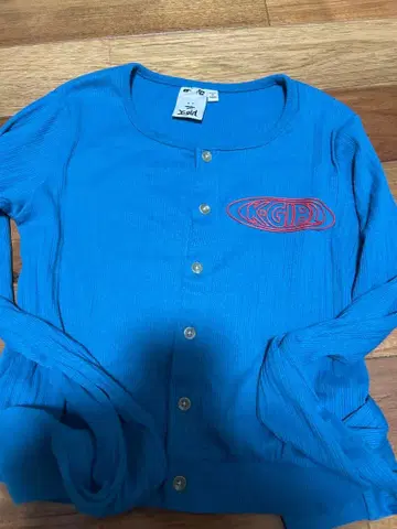 x-girl 블루 가디건