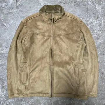 Navy produce 베이지 무스탕 자켓 XL