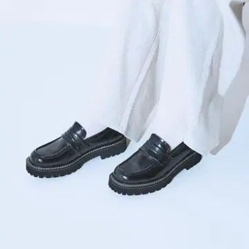 사이드 스티치 로퍼 지나시스 JEANASIS 로퍼 펌프스