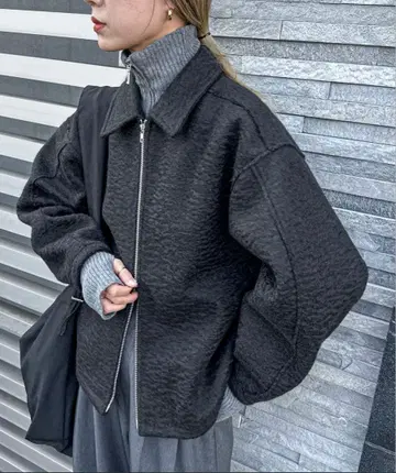 feepur 부클레 더블 지퍼 블루종