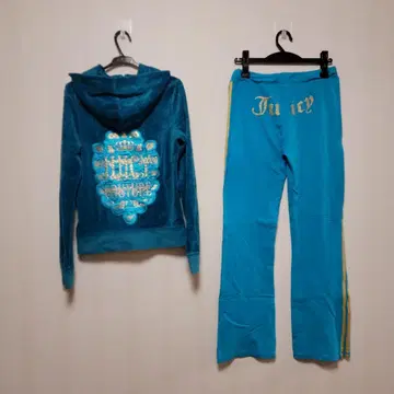 Juicy Couture 터콰이즈 스웨트 팬츠 L