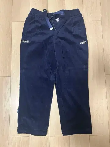 Buttergoods PUMA 코듀로이 팬츠 네이비 더블 네임