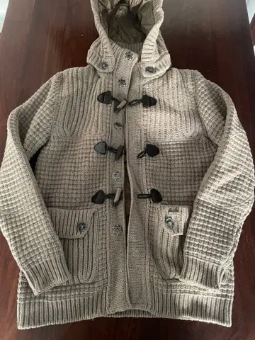 Bark BARK 더플 코트 니트 코트 자켓 S 사이즈