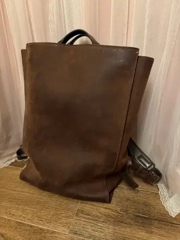 츠치야 가방 오리진 오일 누메 백팩 다크 브라운